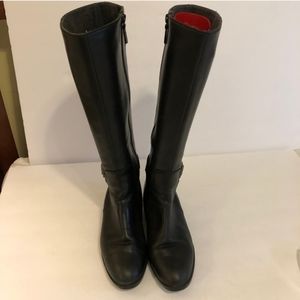 Cole Haan Tall Black Riding Boots